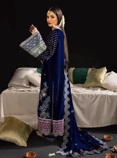 Maya by Nureh Embroidered Velvet Unstitched 3 Piece Suit - NU23MV 100 NOOREZA